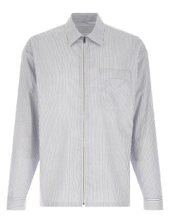 Zip striped shirt