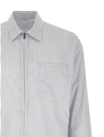 Zip striped shirt #