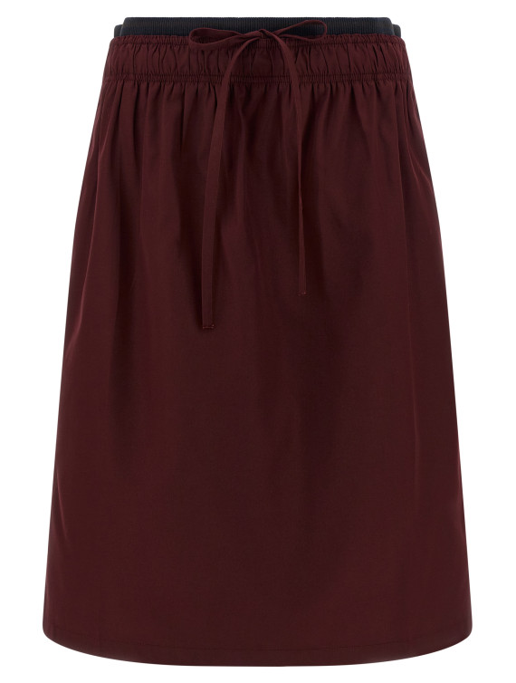 Double layer elastic skirt #1