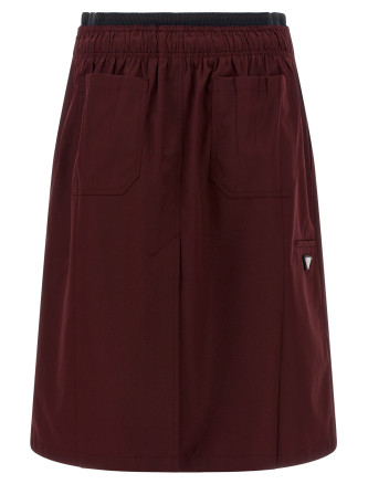 Double layer elastic skirt #