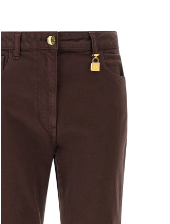 Jewel padlock jeans #