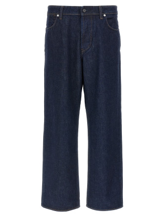 Джинсы STONE ISLAND Indigo denim jeans