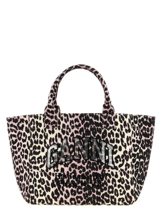 'Leopard Medium Tote' shopping bag
