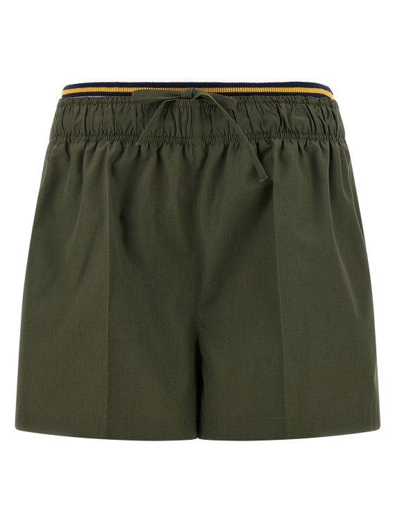 Double layer elastic shorts #1