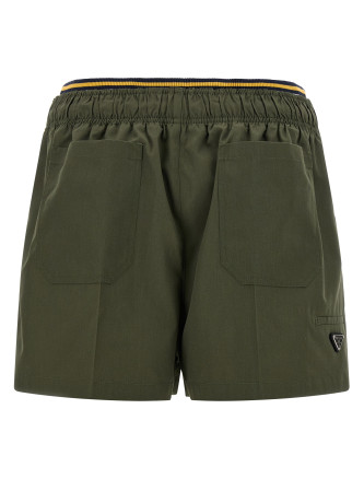 Double layer elastic shorts #