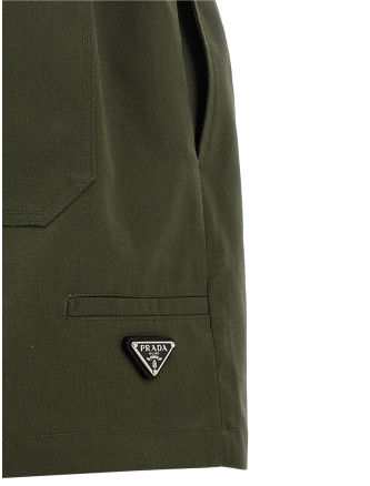 Double layer elastic shorts #