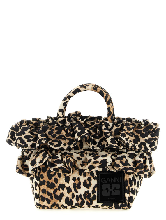 'Mini Shopper Ruffle Print' handbag #1