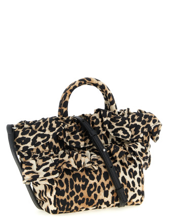 'Mini Shopper Ruffle Print' handbag #