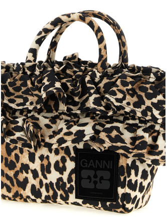 'Mini Shopper Ruffle Print' handbag #