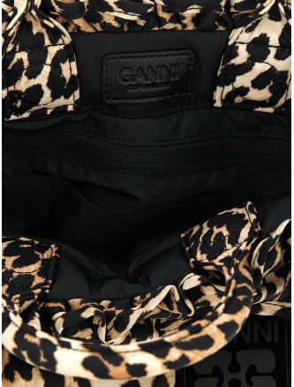 'Mini Shopper Ruffle Print' handbag #