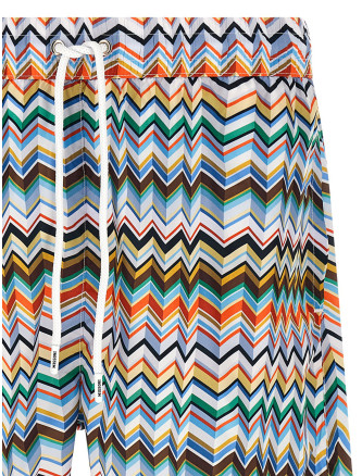 Irregular zig zag swimsuit #