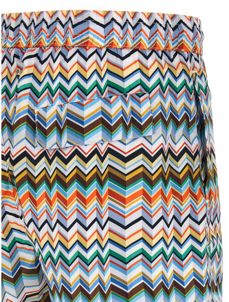 Irregular zig zag swimsuit #