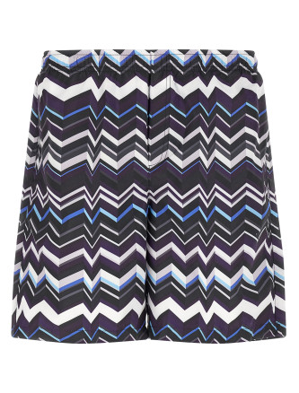 Irregular zig zag swimsuit