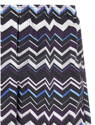 Irregular zig zag swimsuit #
