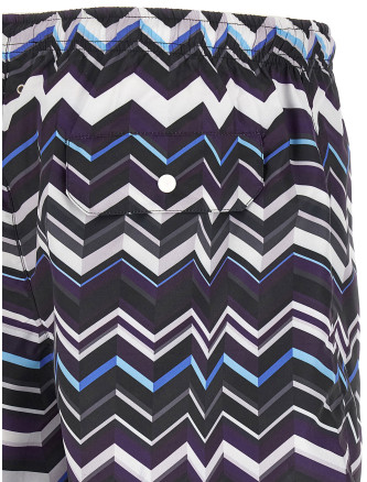Irregular zig zag swimsuit #
