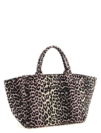 'Leopard Sequin XXL Tote' shopping bag #