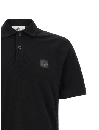 'Compass' logo polo shirt #