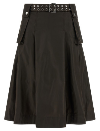 'Duchesse Nylon Pleated' skirt