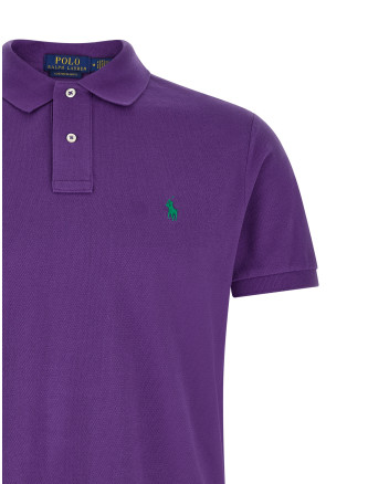 Logo embroidery polo shirt #