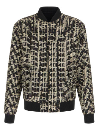 'Monogram' reversible bomber jacket