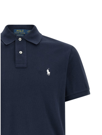 Logo embroidery polo shirt #
