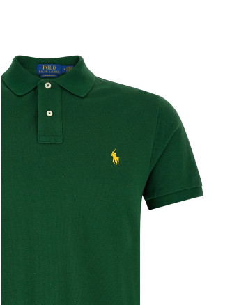 Logo embroidery polo shirt #
