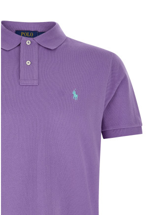 Logo embroidery polo shirt #