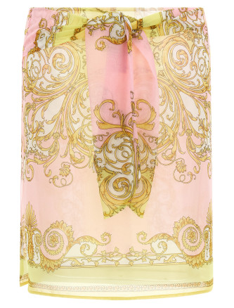 'Spring Barocco' Beach cover-up skirt #