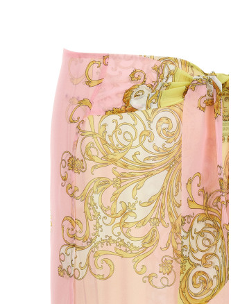 'Spring Barocco' Beach cover-up skirt #