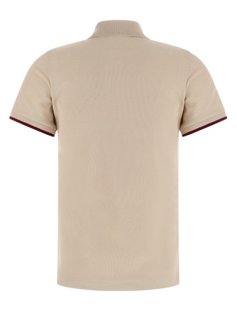 Logo patch polo shirt #