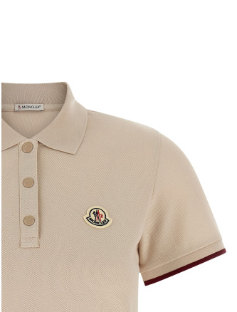 Logo patch polo shirt #