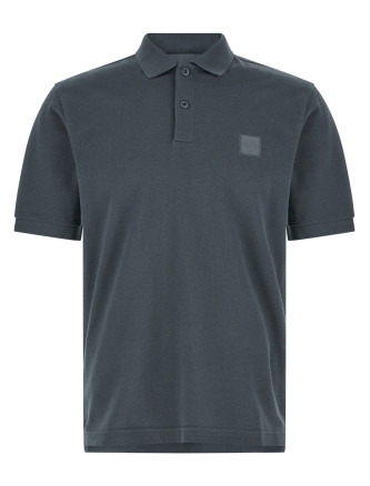 'Compass' logo polo shirt