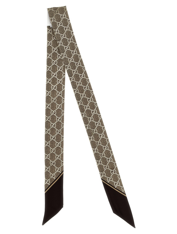 Шарф, платок GUCCI GG lamé scarf (8122503G0019865) #1