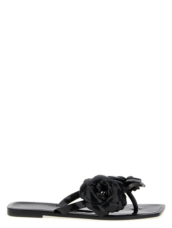 'Silicone Flower Flat' sandals #1