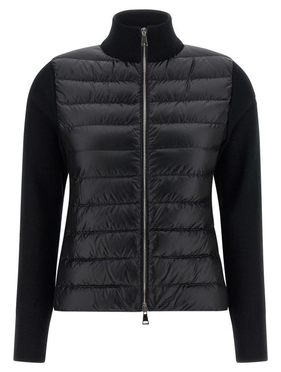 Свитер, кардиган MONCLER Two-material cardigan (L10939B00031M1131999) #1