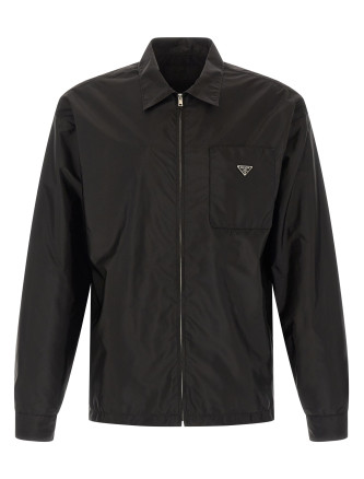 Re-nylon feather shirt