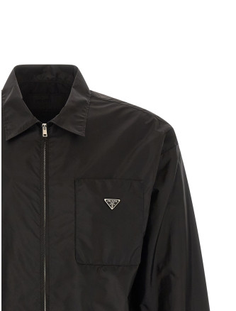 Re-nylon feather shirt #