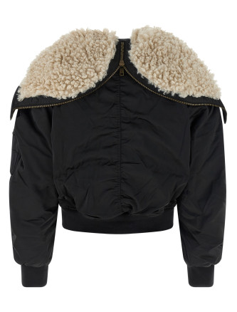 Куртка-бомбер MARANT ETOILE 'Elisa' (MA0425FAC3C01E01BK) #