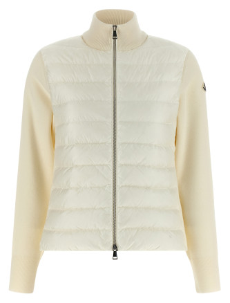 Свитер, кардиган MONCLER Two-material cardigan