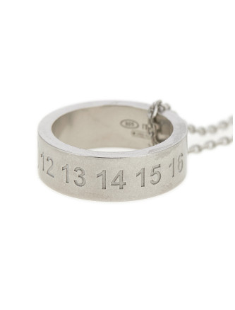 'Number Reference' necklace #