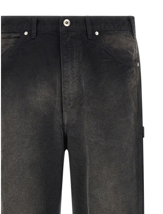 Брюки AURALEE Workwear pants (A25AP03CDFADEDBLACK) #