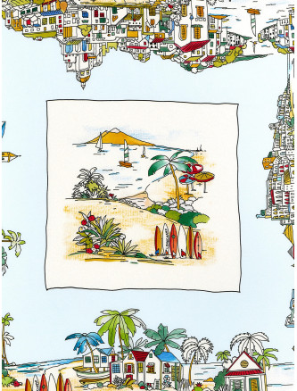 'Vivement l'Eté' scarf #