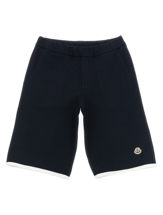 Logo patch Bermuda shorts