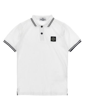 'Compass' logo polo shirt