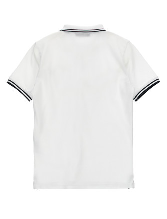 'Compass' logo polo shirt #