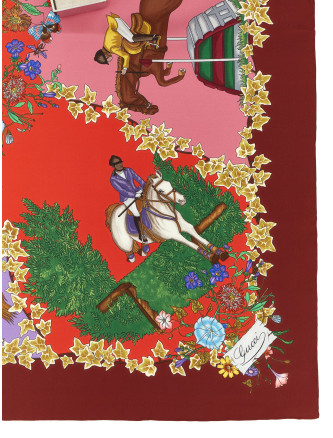 Шарф, платок GUCCI 'Jockey' (8108703G0016174) #