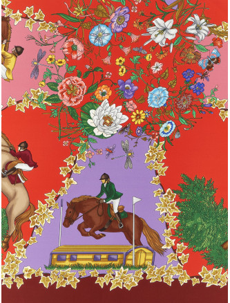 Шарф, платок GUCCI 'Jockey' (8108703G0016174) #