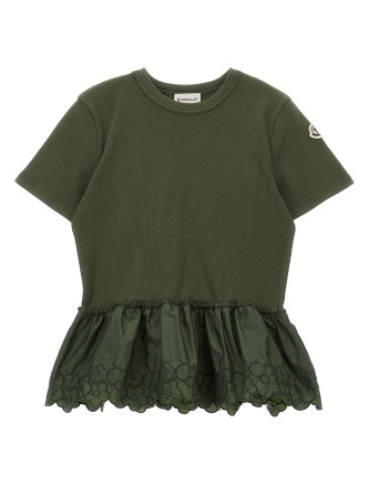 Floral embroidery t-shirt