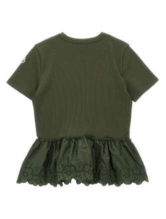 Floral embroidery t-shirt #