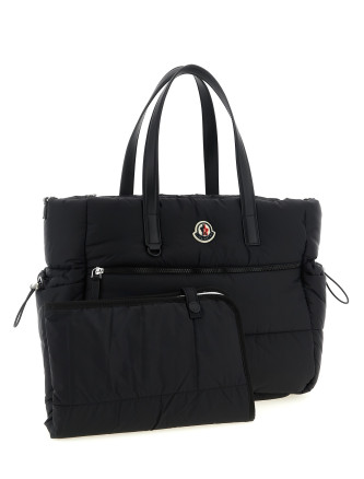 Logo patch baby changing bag #